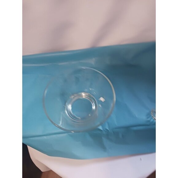 Princess House Crystal Heritage 4 pcs  condiment set bowls,plate,shell spoon - Picture 8 of 15